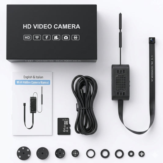 Caméra de Surveillance Ultra-Compacte-Discrétion Totale